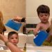 Cute Video Shows Golden Retriever & Toddler Sharing Bathtime